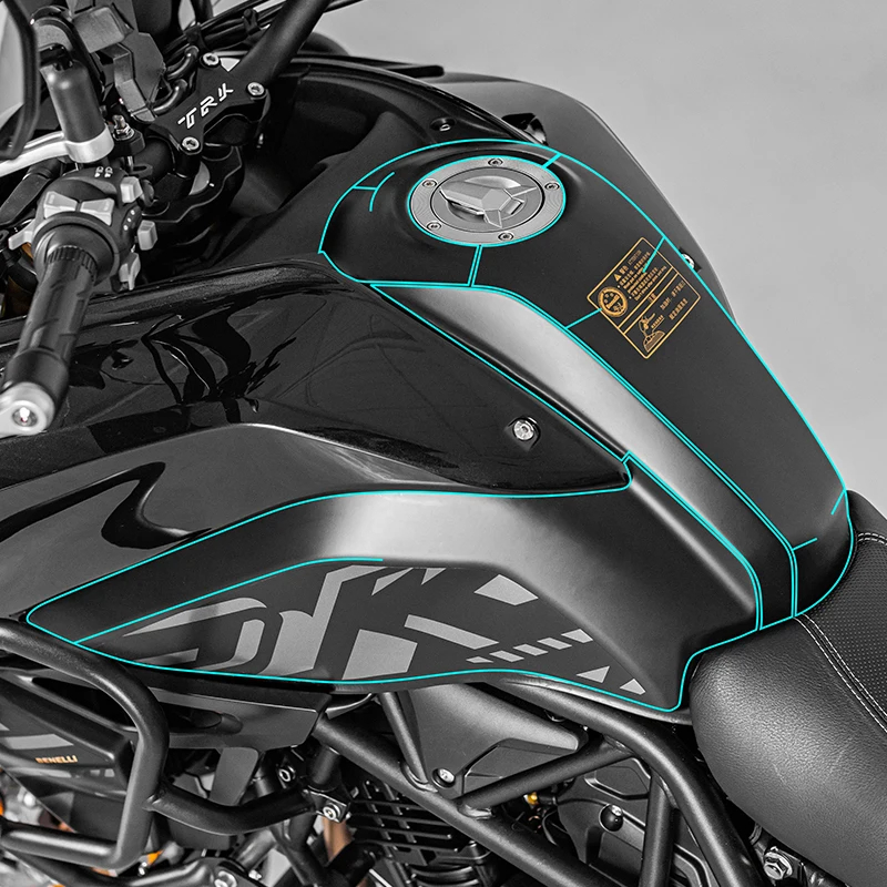 Compatible with TRK702 702X Motorcycle Fuel Tank Protective Sticker Self-Healing Paint Protection Film No Residue