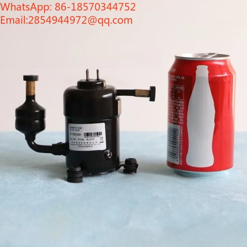 ST19DC Miniature 12V24V48V Mini Air Conditioning Cold Water Compressor with Speed Converter Controller