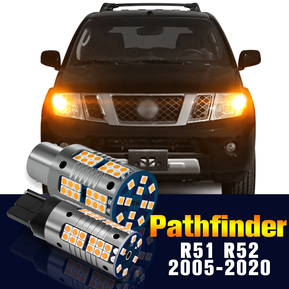 

2x LED Turn Signal Light Bulb Turning Lamp For Nissan Pathfinder 3 4 R51 R52 2005-2020 2014 2015 2016 2017 2018 2019 Accessories