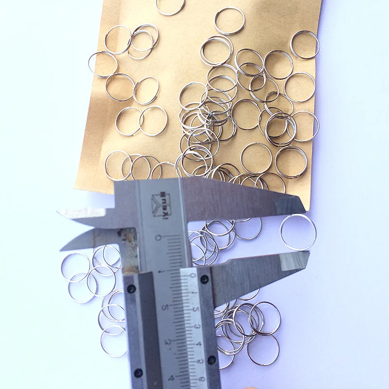 

1000pcs/lot 12mm Steel Rings For Jewelry Making Wedding Diy Beads Chains Accessories Lighting & Curtain Chrome Metal Connectors
