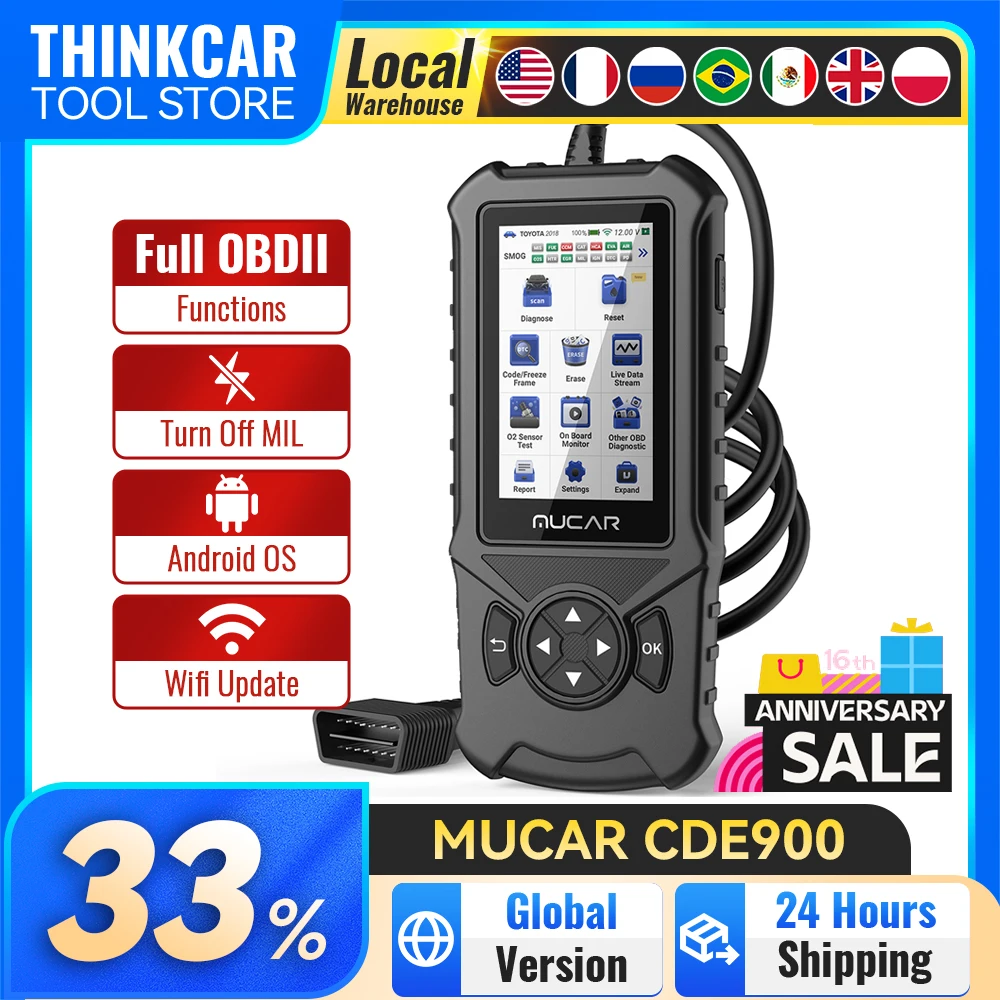 Mucar CDE900 Obd2 S…