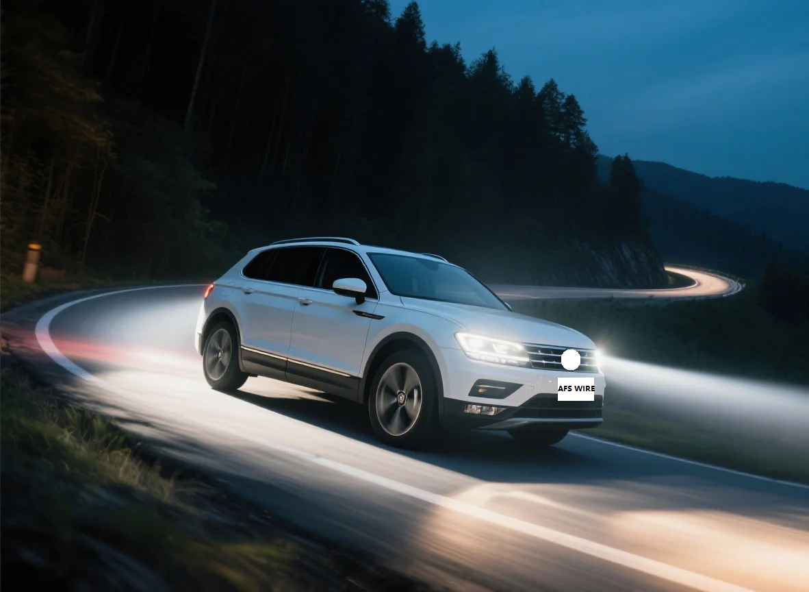 

Ксеноновая фара для VW Tiguan MK2, диапазон автоматического выравнивания, угловой кабель AFS/ксеноновая лампа без проводов, светодиодная лампа 3Q0 907 338 FCM