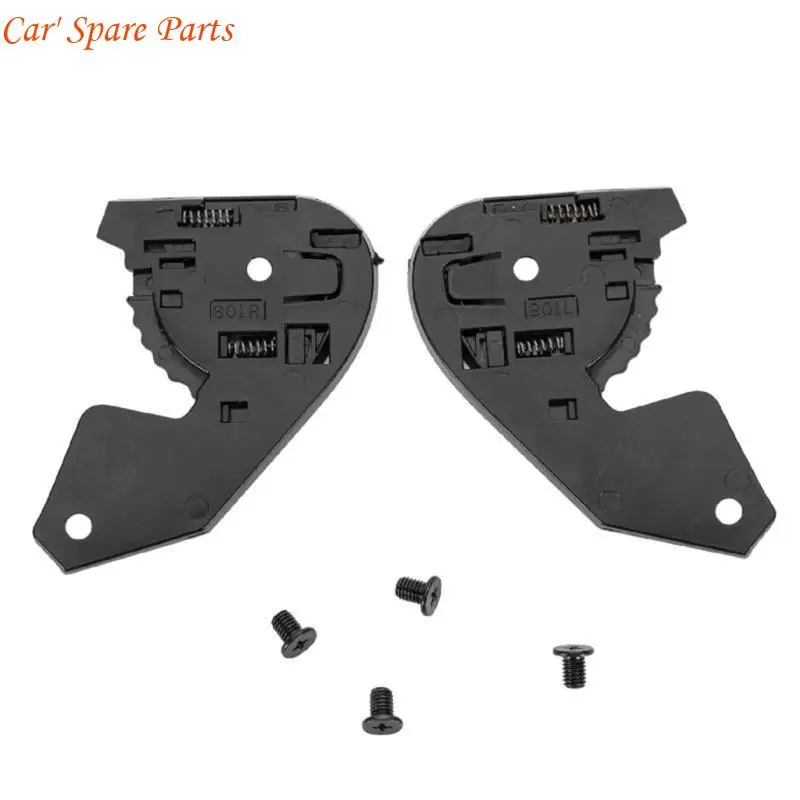 

Y4UA 1 Pair Helmets Visors Base Plate with Screw Motorcycle Helmets Face Windshield Visors Base for JHM-802 Easy Installation