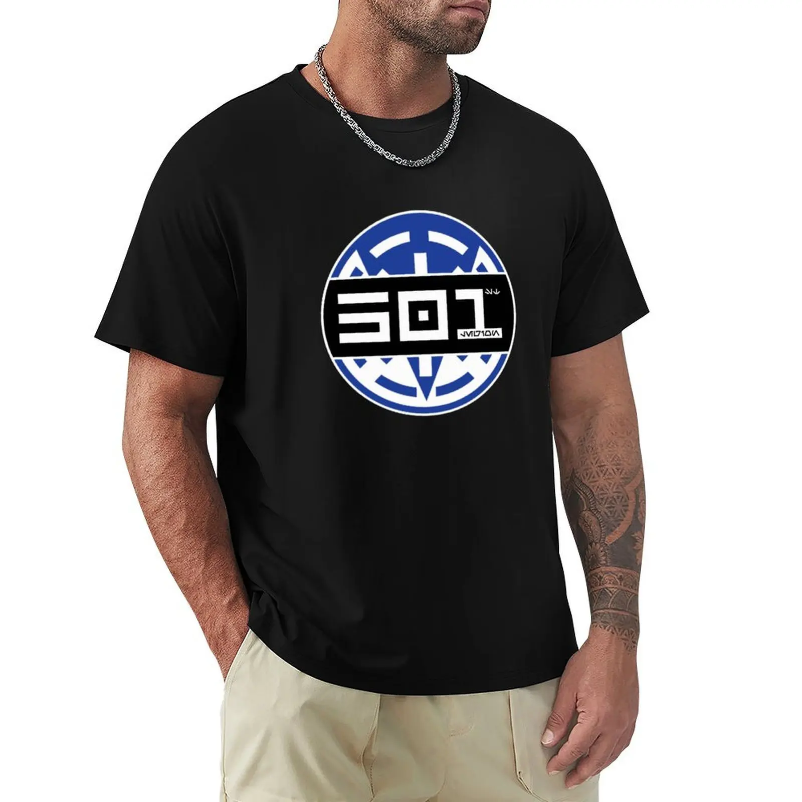 501st Legion Logo Classic TShirt1701 T-Shirt man t shirt anime figures customizeds funny t shirts men