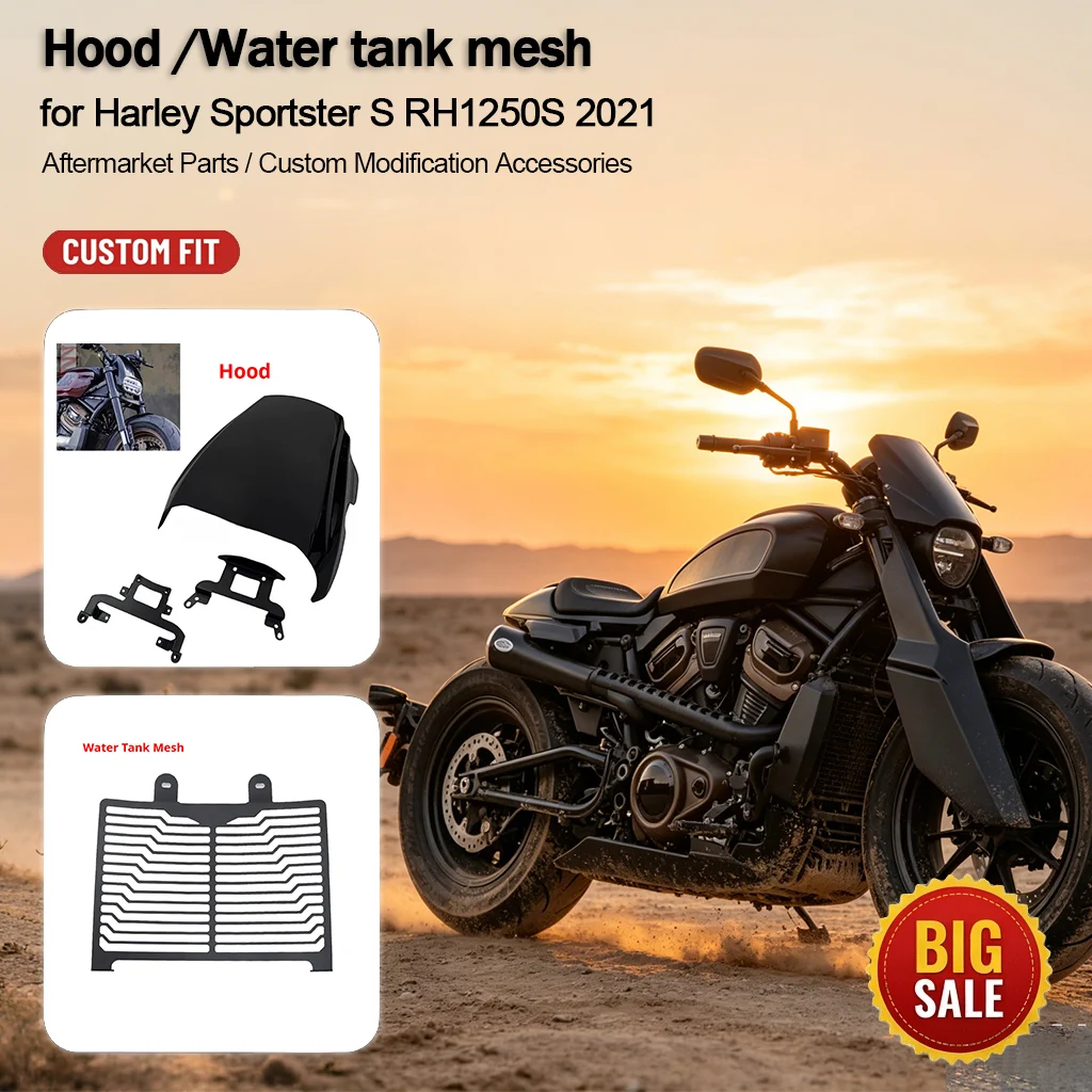 Aftermarket Mod Accessories for 21 Harley Sportster S, Backrest Footpegs Fairing Fender Shock Timing Cylinder Head Decor Covers1