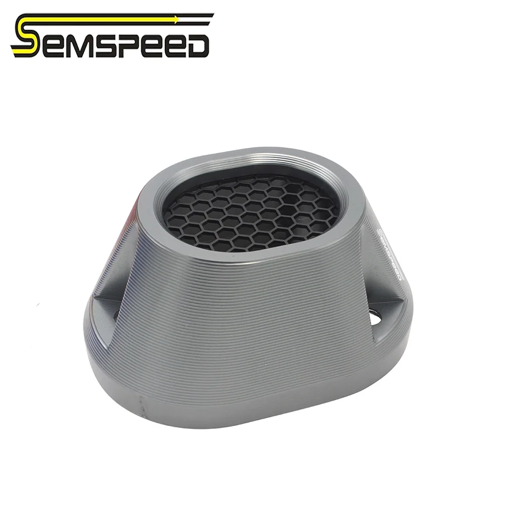 SEMSPEED Exhaust Tail Cover Muffler Tube Cap For Honda PCX125/160 Motorcycle 2021 2024 Protective Guard Motorcycle Accessories - Image 3