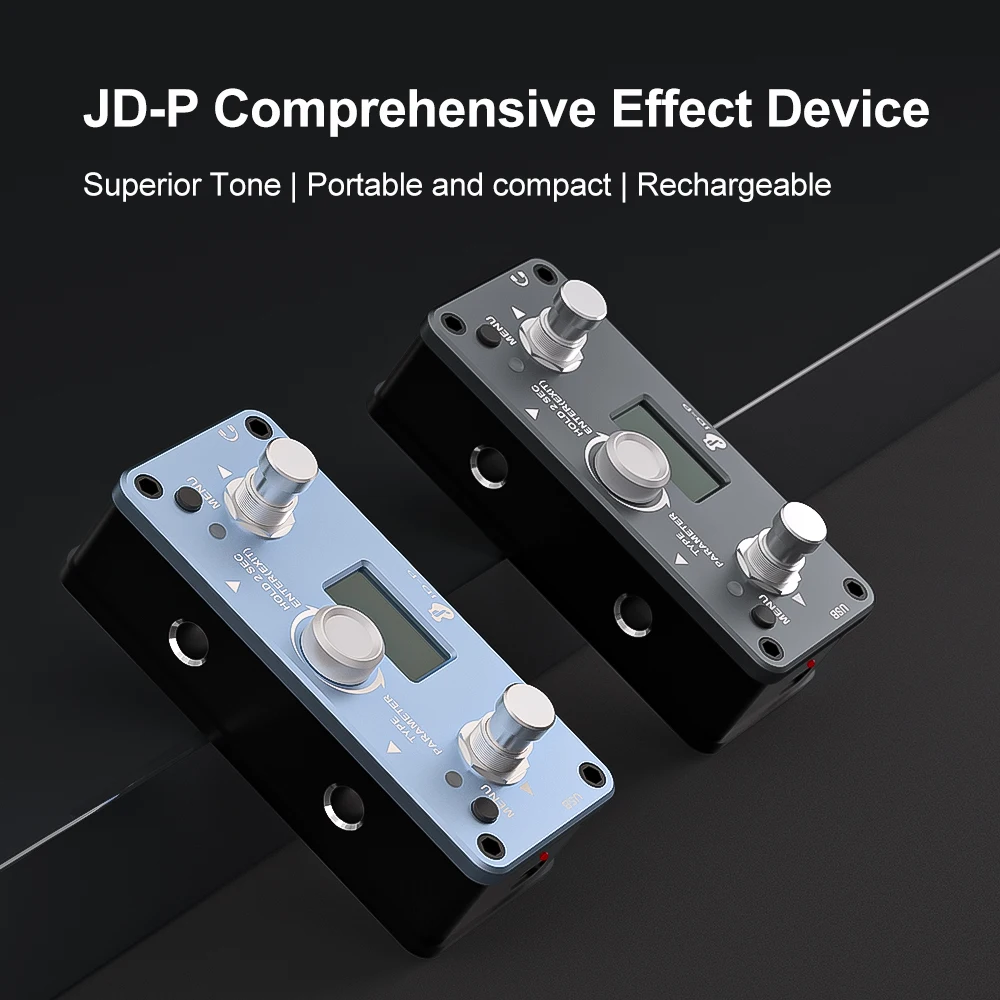 JUSTPRO JD-P Eletrics ギターペダル マルチエフェクト ミニおよび充電