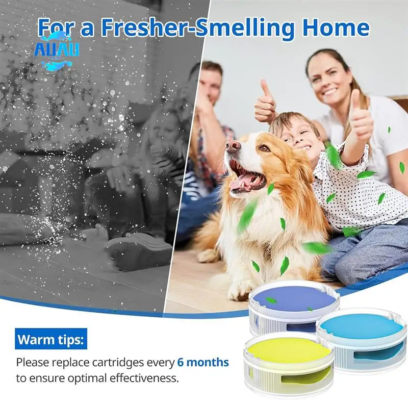 

AUAU-6 Pack Anti Odour Cartridge For Shark, Odor Neutralizer Cartridge For Shark HZ3002 IZ862H IZ562H AZ3002 Vacuum Cleaner