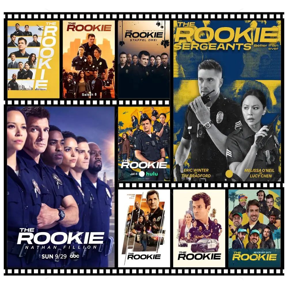 Drama Series T-The Rookie Poster Wall Art Poster HD Waterproof PP Print Bedroom Living Room Office Decor Gift