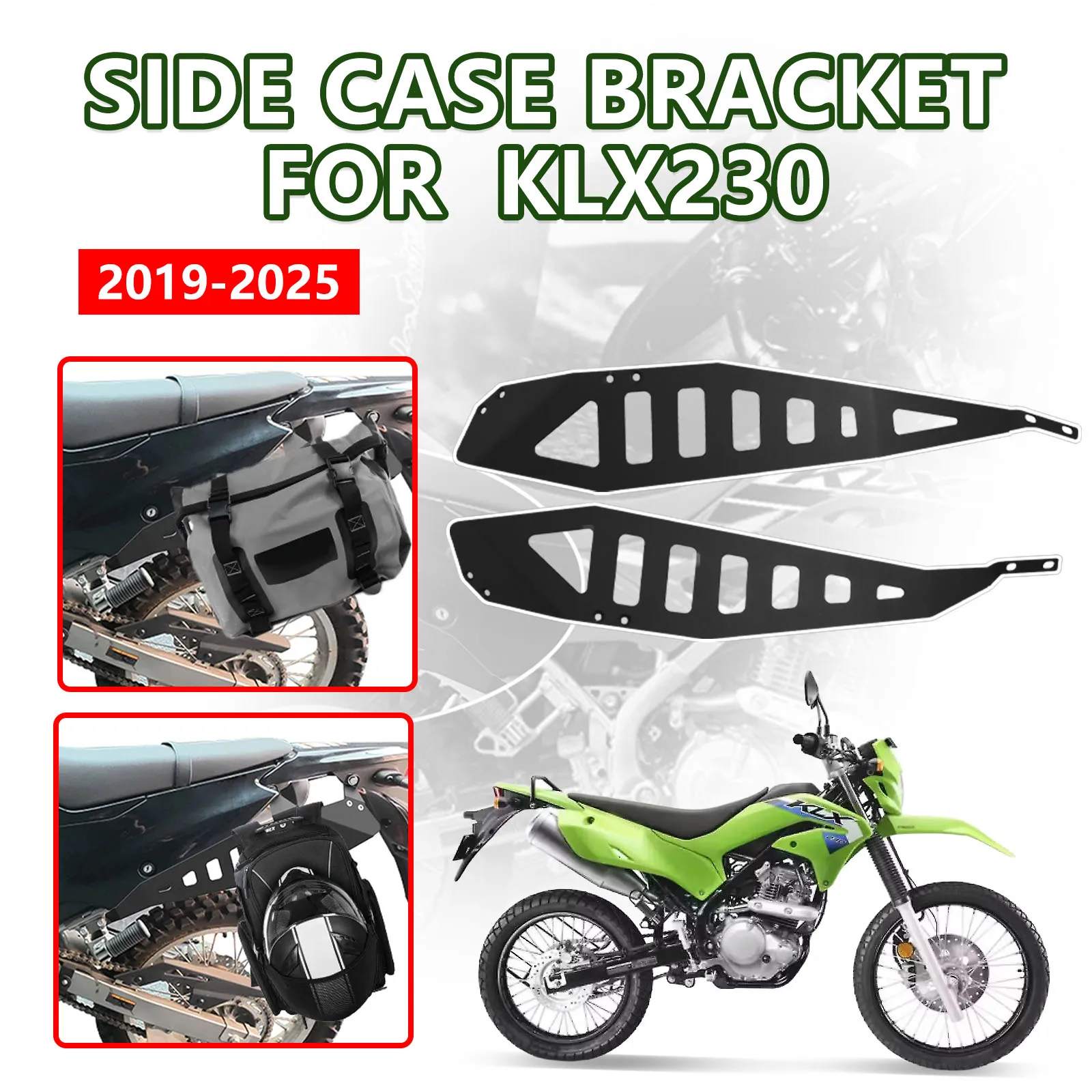 

Аксессуары для мотоциклов, боковой багажник для Kawasaki KLX230 klx230 2019-2024 2025, дорожный задний багажник, багажник