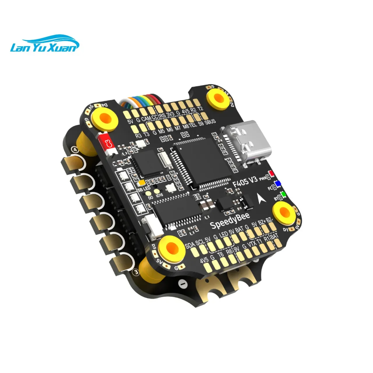 

SpeedyBee F405 V3 Flight Control BLS 50A 4IN1 ESC 30x30 FC&ESC Stack Flytower 3-6S for HD /Analog VTC Fpv Racing Drone