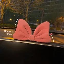 Car decoration network red car center console girl car decoration bow interior decoration