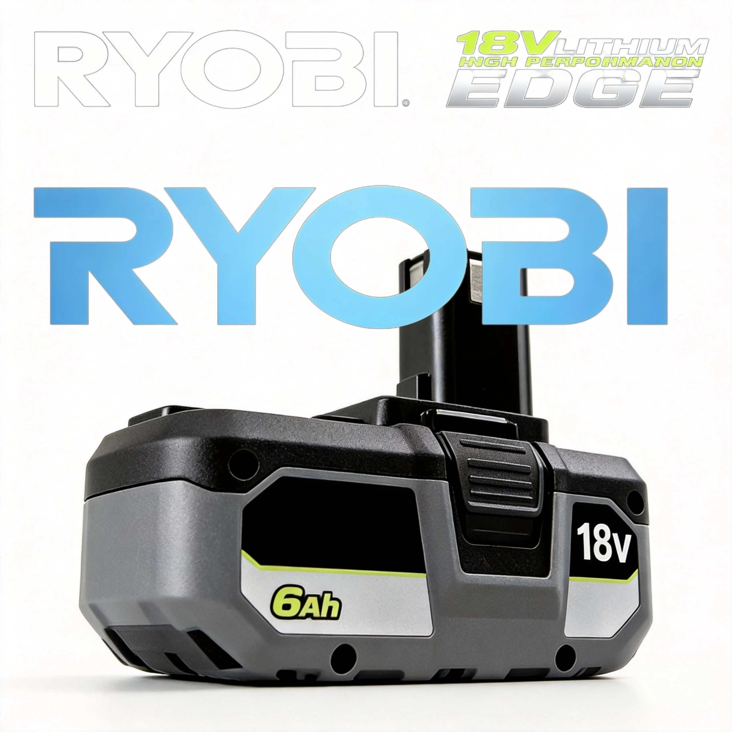 For RYOBI 18v 6.0Ah 8.0AH Lithium Battery 18V Low Self Discharge, Suitable for All 18V Tools P104 P107 P108 RB18L50 RB18L20