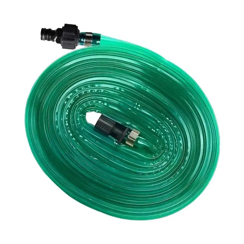 

Flat Soaker Hose Flexible PVC Sprinkler Soaker Hose with Holes Plant Waterer Irrigation Hose Lightweight Garden Watering System