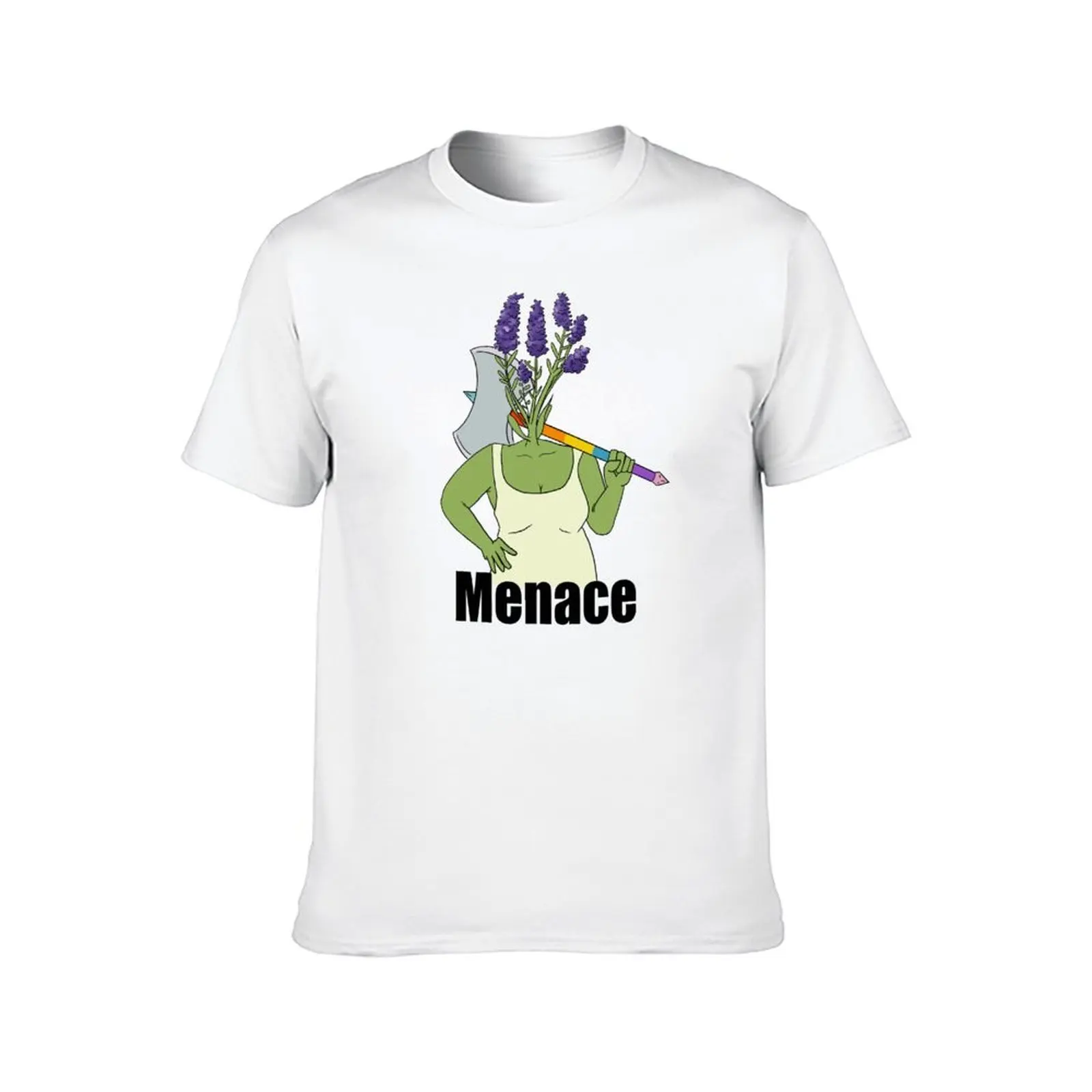 تي شيرت Lavender Menace تي شيرت رجالي برسوم جرافيك تي شيرت قطن 100%