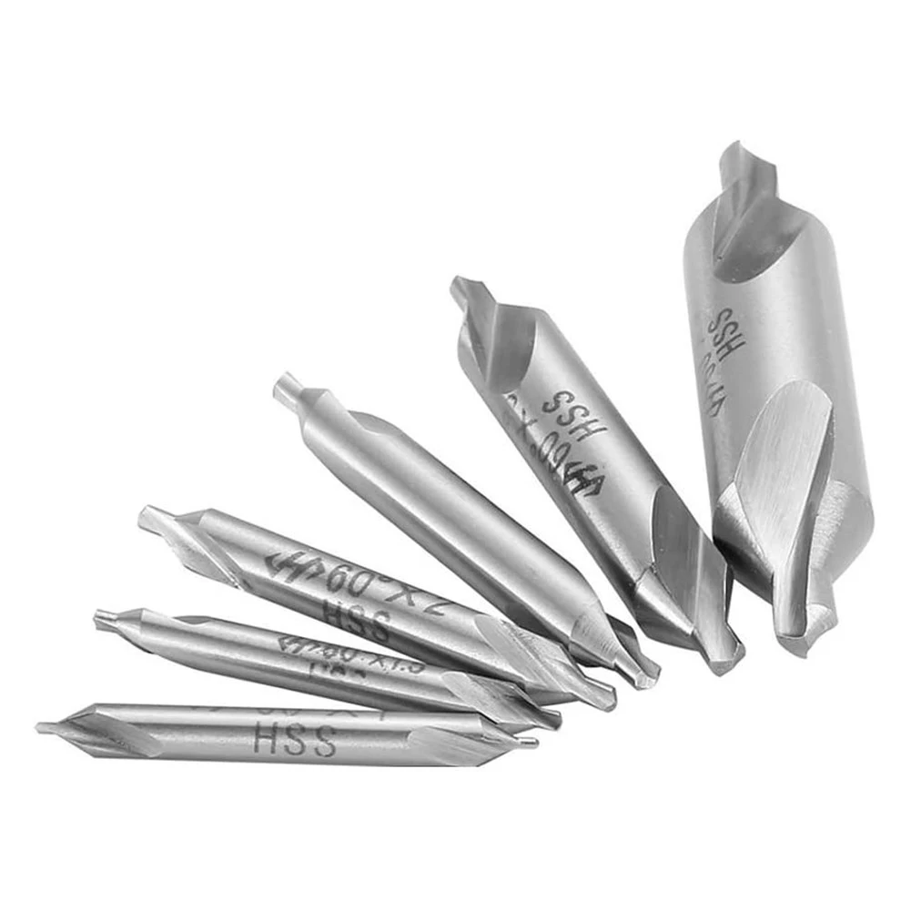 

Brand New None HSS Center Drill Double Ended HSS Lathe Spotting Drill Tackle Center 5/3/2.5/2/1.5/1mm 5PCS None