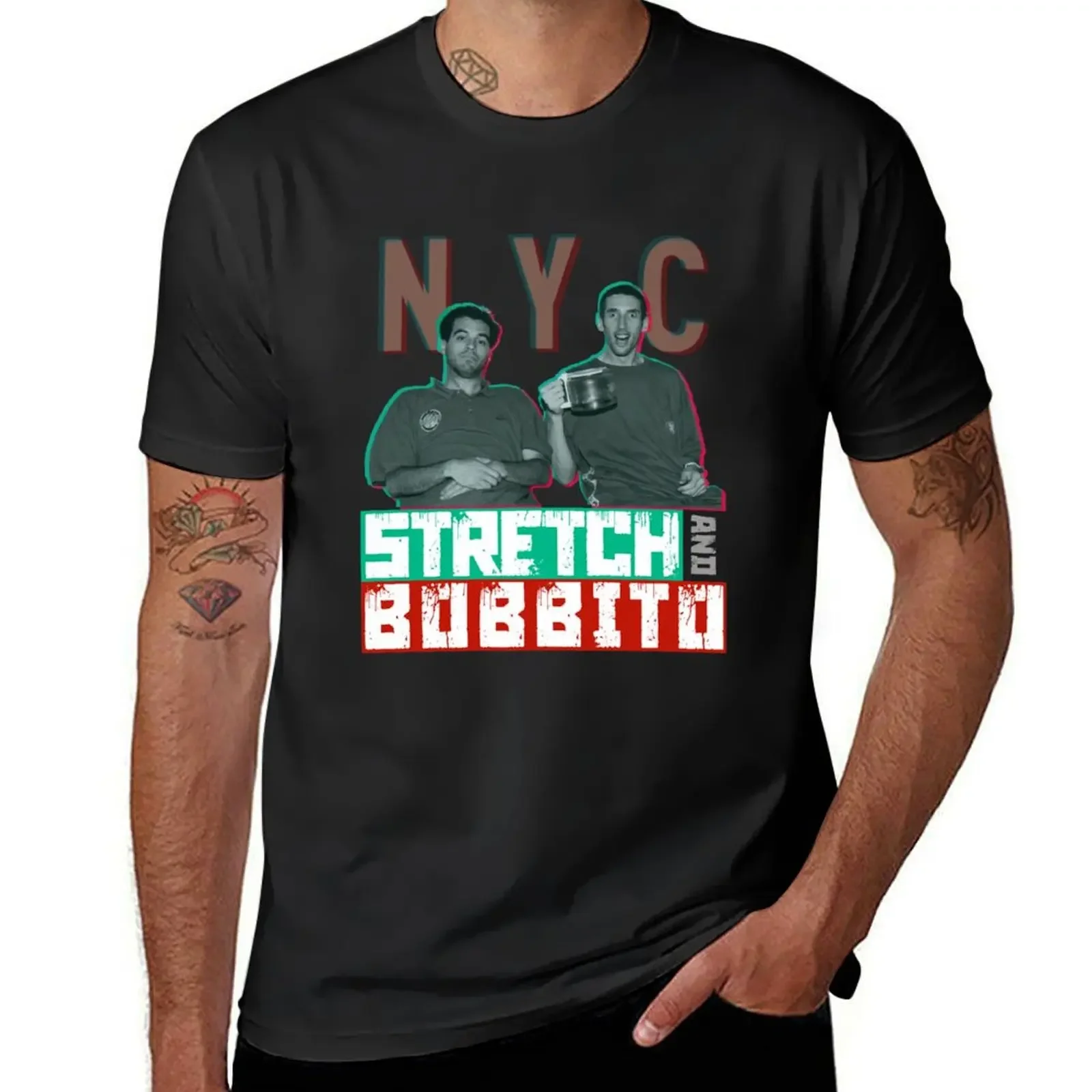 Hip Hop - Stretch and Bobbito T-Shirt baggy shirts graphic t shirt vintage t shirts for men cotton