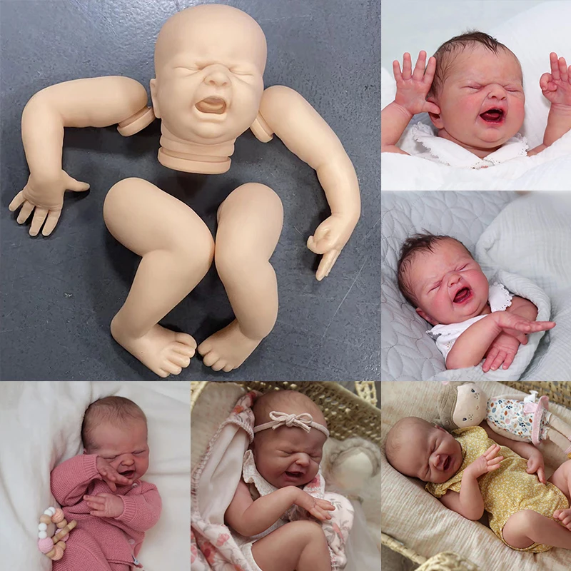 

19inch Reborn Doll Kit MARIA Unpainted Reborn Kit with Cloth Body