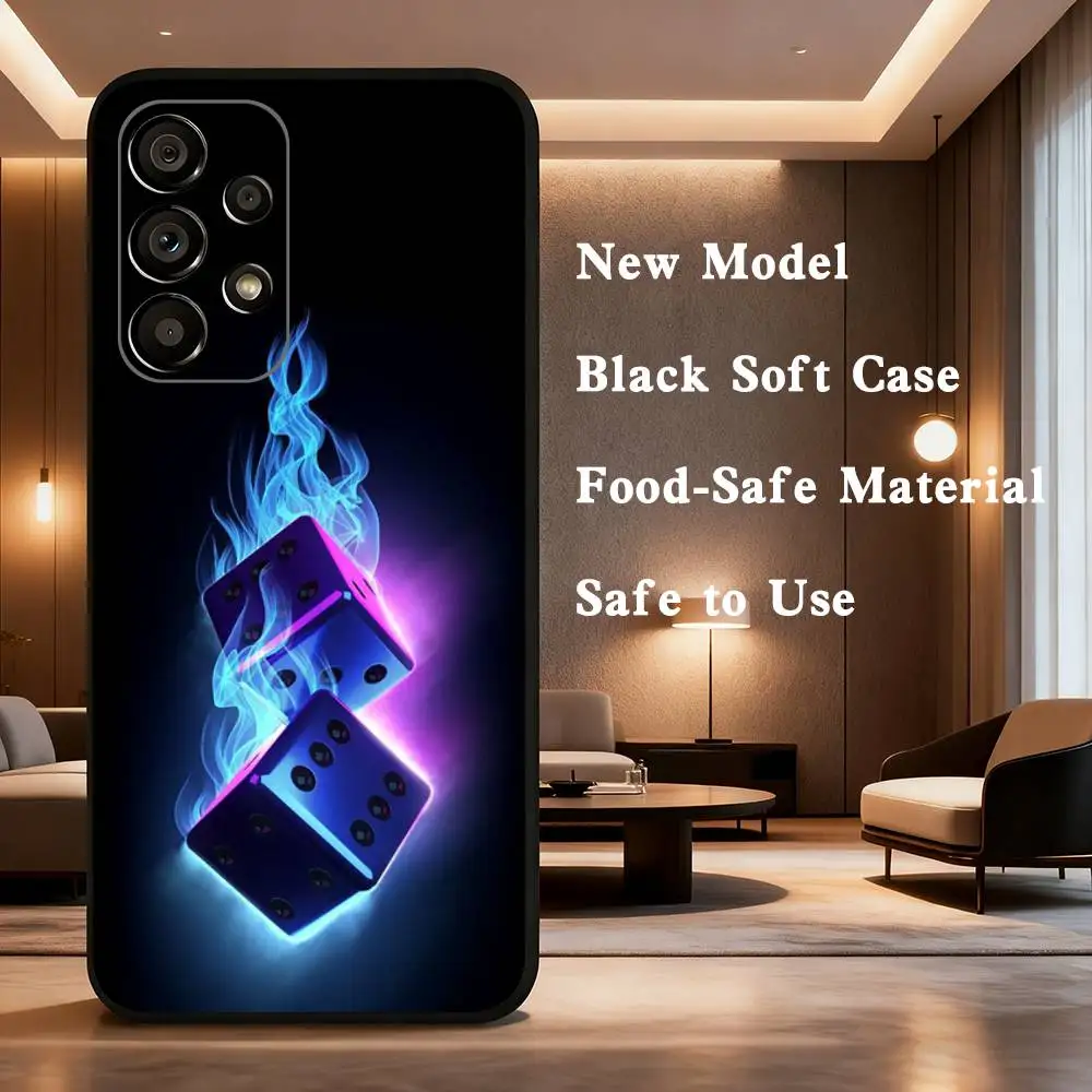 RICCU حافظة لهاتف سامسونج جالاكسي A73,31,32,72,41,53,52,71,22,5G,Note,J7,8,9 غطاء أسود ناعم #4