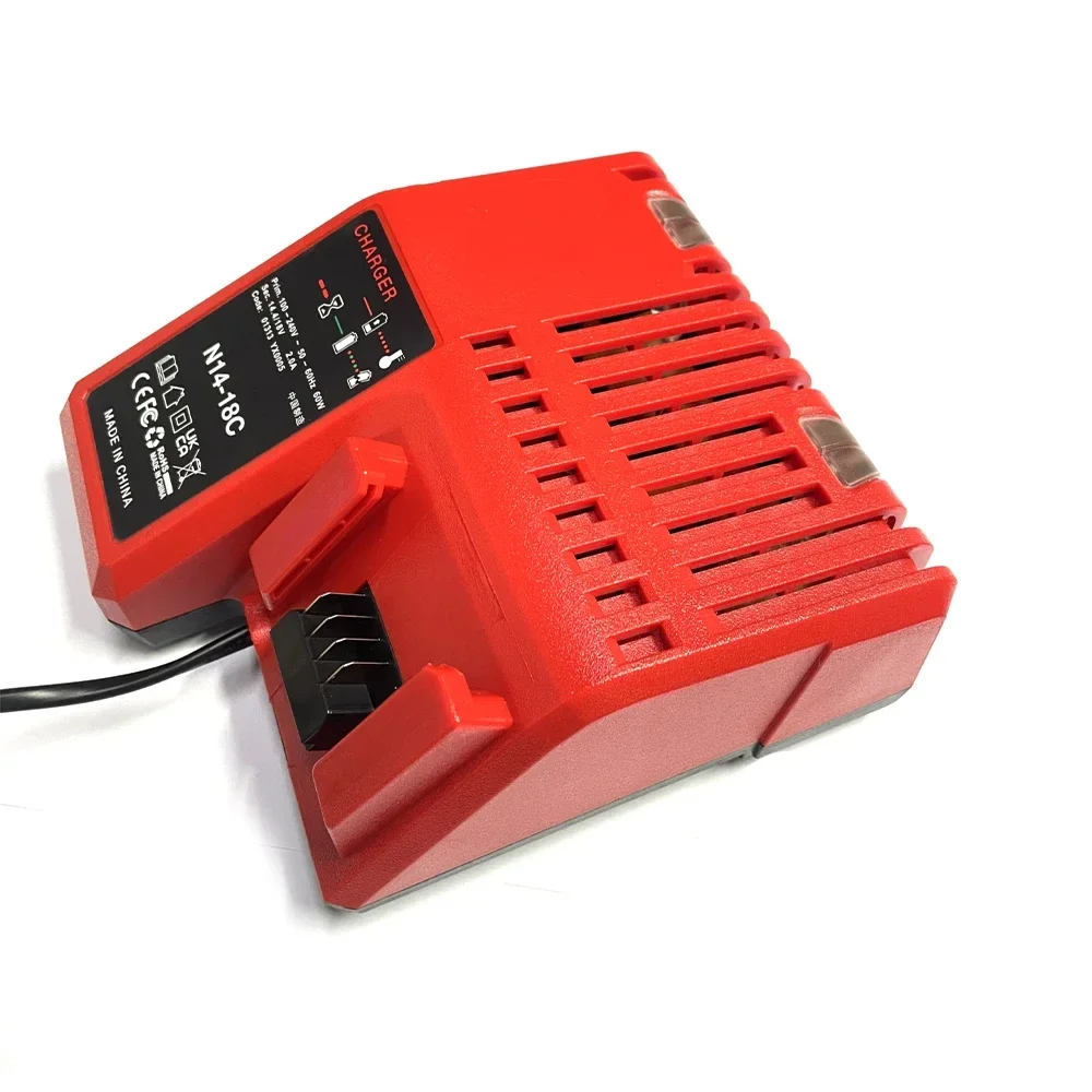 Professional N14-18C Li-ion Battery Charger for Milwaukee 12 V 14.4V 18V C1418C 48-11-1815/1828/1840 M18 M14 M12 Lithium Battery