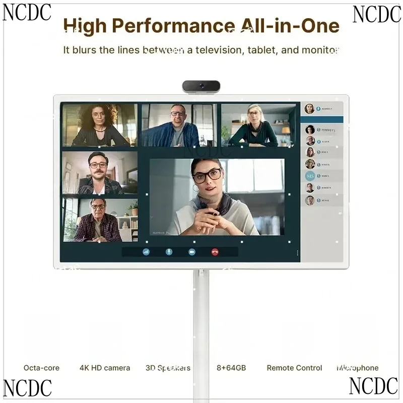 New 32 Inch Floor Standing Intelligent Screen Android System/Mobile TV/Home/8 128GB/AI Voice Remote Control With Optional