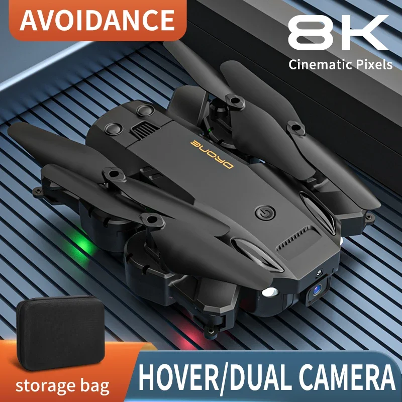 Mini Drone Q6 Folding 4k Dual Camera Three Sided Obstacle Avoidance HD Aerial Photography Four Axis Remote Control Dron