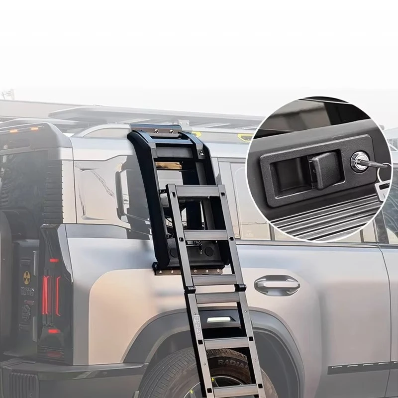 

XDS, бестселлер, Новое поступление 2025, обновленные аксессуары, алюминиевая складная боковая лестница для Jetour T2, аксессуары для путешественников