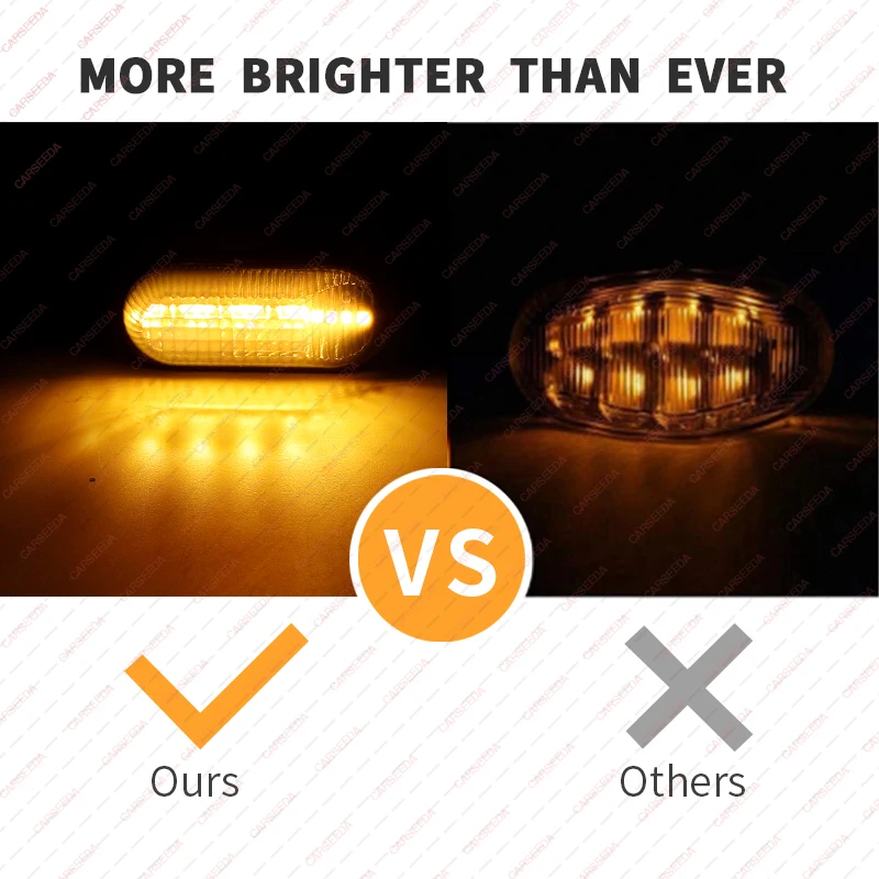 LED ديناميكية متتابعة أضواء العلامات الجانبية مصباح لهوندا سيفيك CRX صالح هاتشباك مقدمة كوبيه S2000 للتحويل أكورد سيدان #5