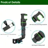 Rearview Mirror Phone Holder 360° Rotatable and Retractable Car Phone Mount Multifunctional Rear View Mirror Holder for All Car 3