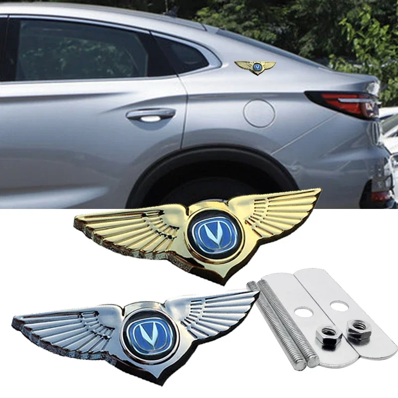 

3D Car Front Hood Grille Wings Badge Sticker for Changan CS75 V7 CX70 CS95 Alsvin CS35 CS15 PLUS CS85 CS55 CX20 Emblem Decal