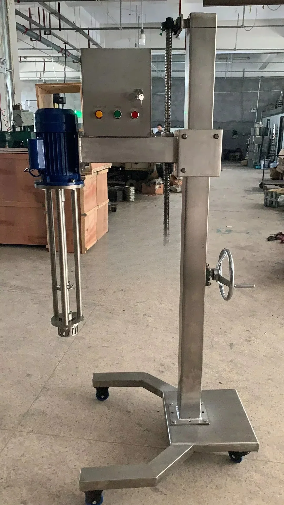 50-200L Industrial Liquid Agitator Paint Ink Adhesive Mixer High Speed Food Electric Mixer Mixing Machine Coating