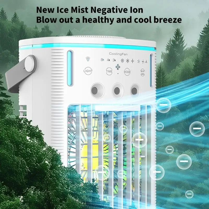 พัดลมระบายความร้อนด้วยน้ำ R9CD อุปกรณ์ระบายความร้อนที่มีประสิทธิภาพเครื่องปรับอากาศ 3 ตัวเลือกความเร็ว