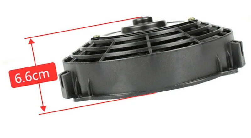 8 Inch Universal 24V Electric Condenser Cooling Fan 80W High Airflow For Hot Rod Muscle Car Heavy Truck Excavator view 3