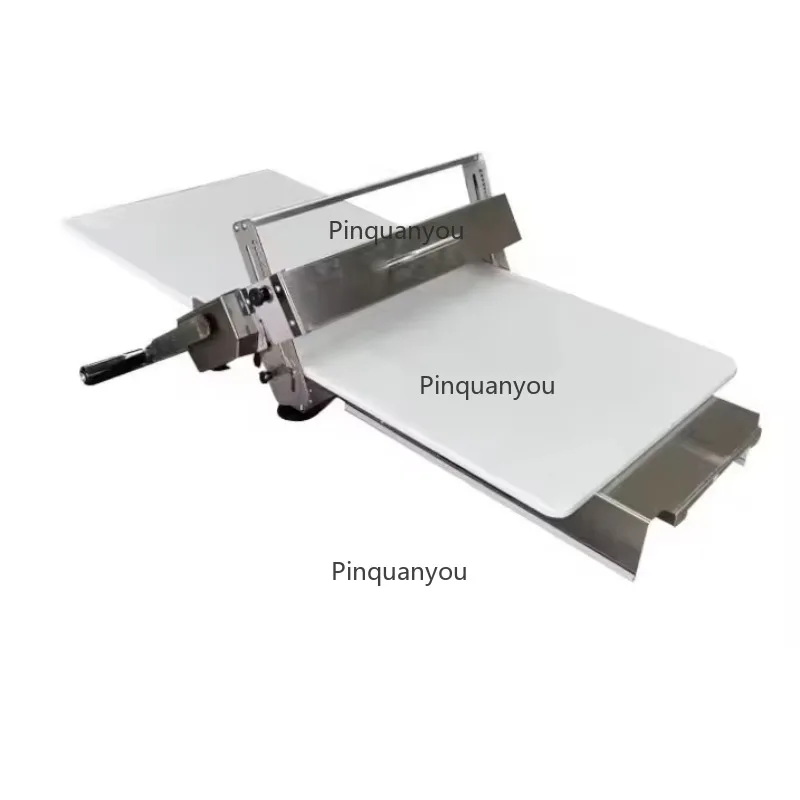 Efficiency  Manual Dough Wrapper Machine Puff Pastry  Table Top for Croissant Manual Dough Sheeter for Pastry