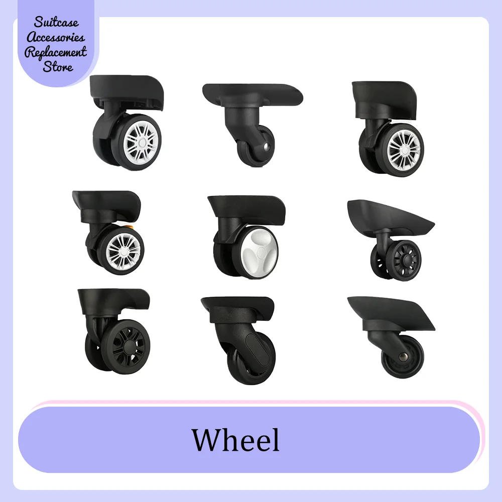 Suitable for Samsonite Travel France Ambassador delsey luggage wheel universal wheel pull rod travel wheels Travel Accessories