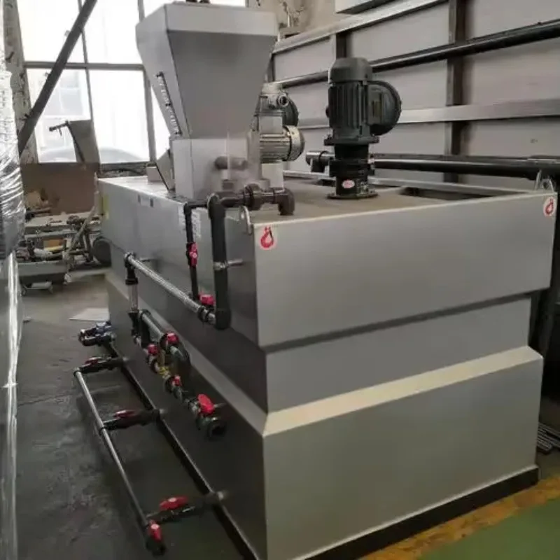 Custom High-quality Stainless Steel Automatic Preparation Unit Multi Function Chemical Dosing System for Wastewater Treatment