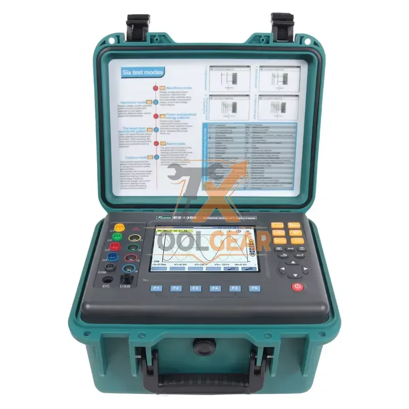 2026hotsale* FUZRR ES4000 Voltage Current Meters Three Phase Electric Parameter Testers Power Quality for Power Grid