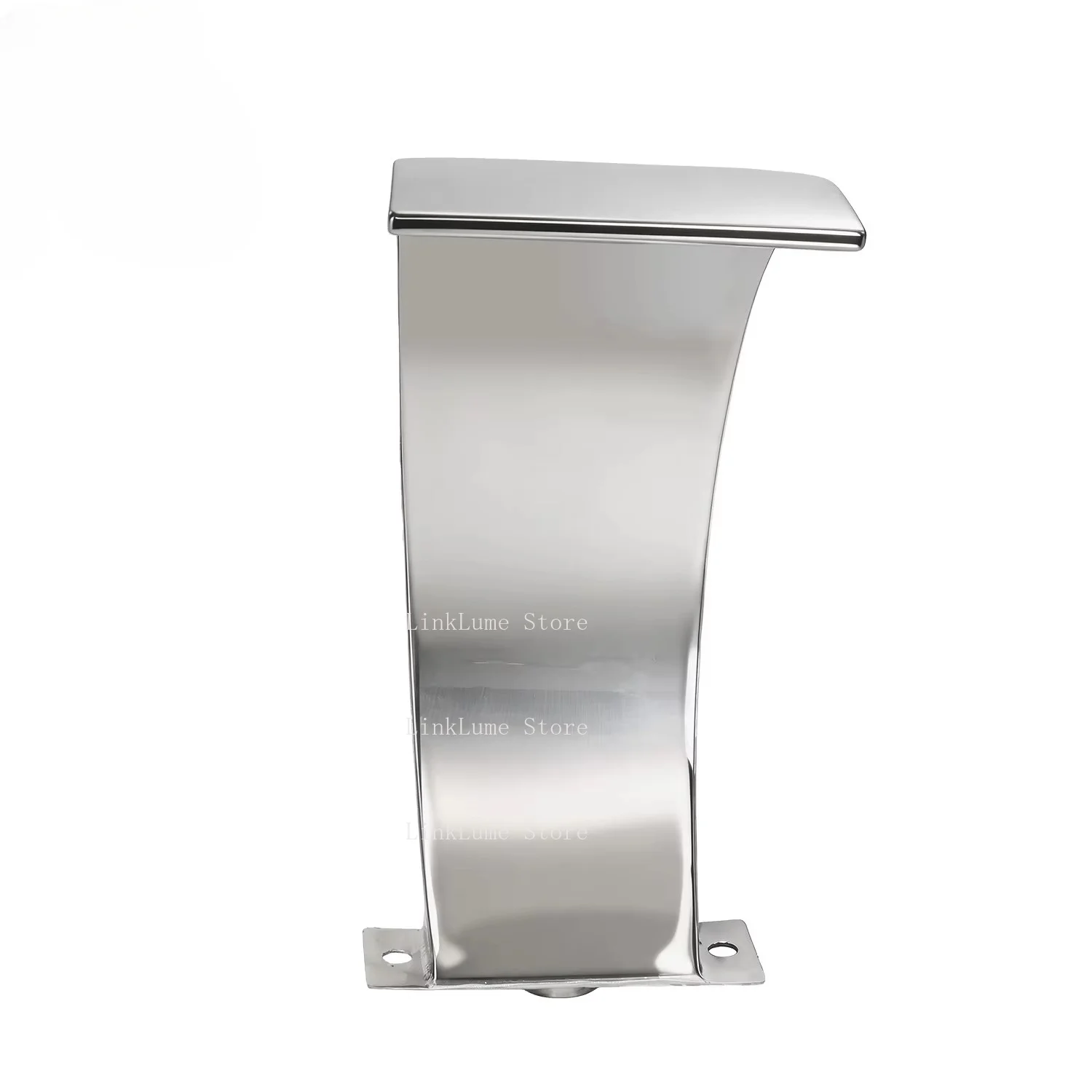 Stainless steel swimming pool waterfall fountain wall-mounted swimming pool drop-off for garden outdoor decoration