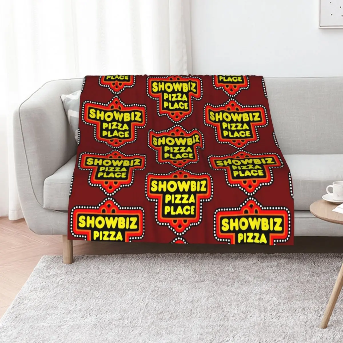 Showbiz Pizza Throw Blanket Camping Luxury Thicken Luxury Throw Vintage Stuffeds Heavy Blankets