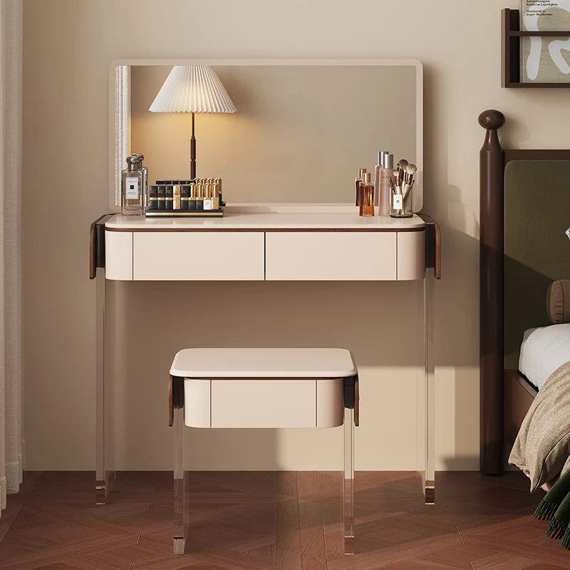 Comò minimalista italiano in legno massello moderno semplice piccolo appartamento camera da letto principale luce lusso alto senso