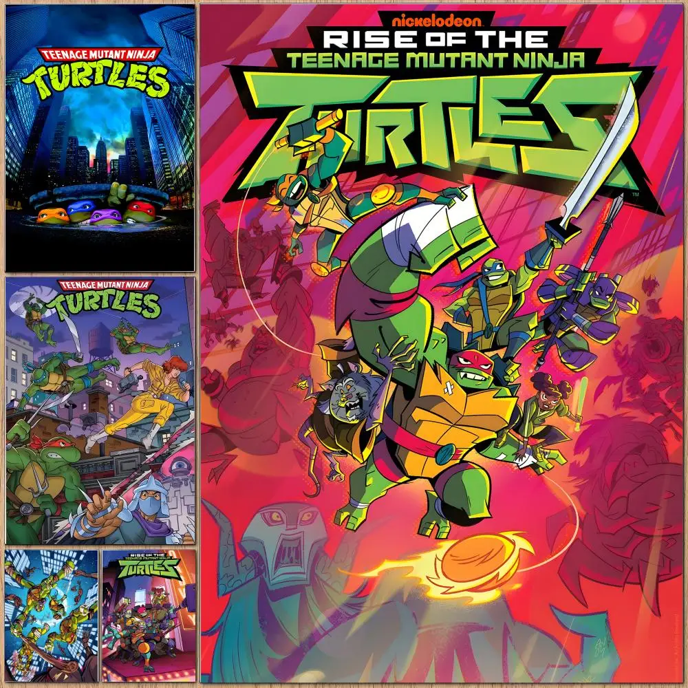 Popular Teenage Mutant Ninja Turtles Poster HD Waterproof Se