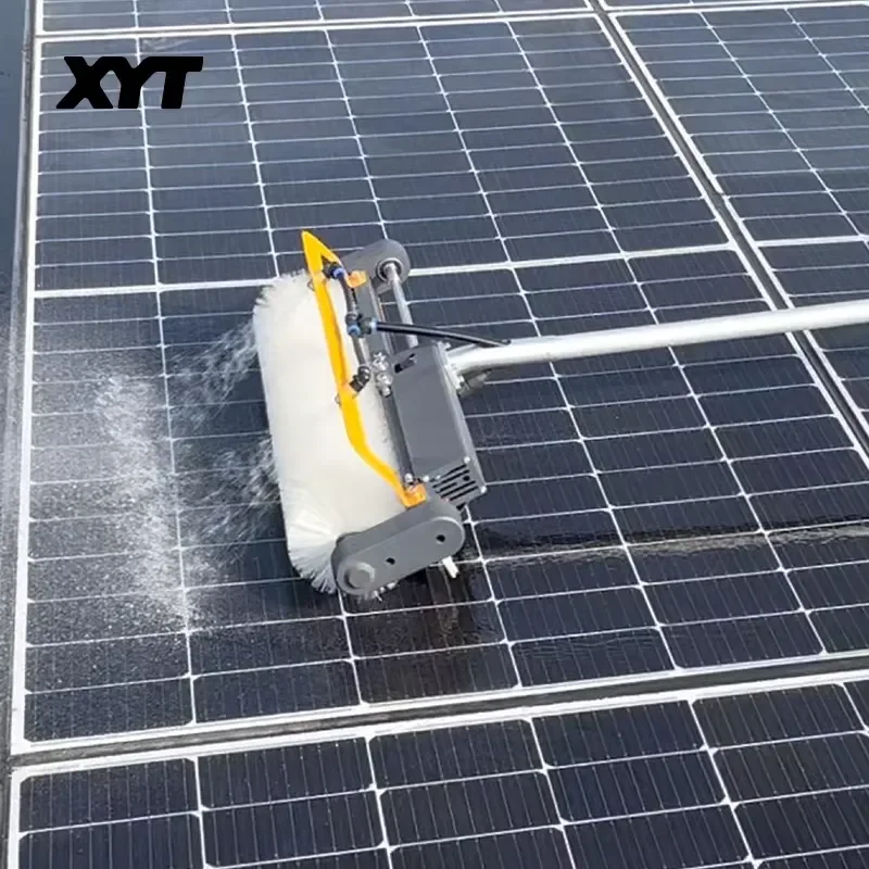 For XYT Solar Panel Cleaning Brush Photovoltaic Module Washer Roller Tool Residential Home Roof Maintenance Equipment Kit