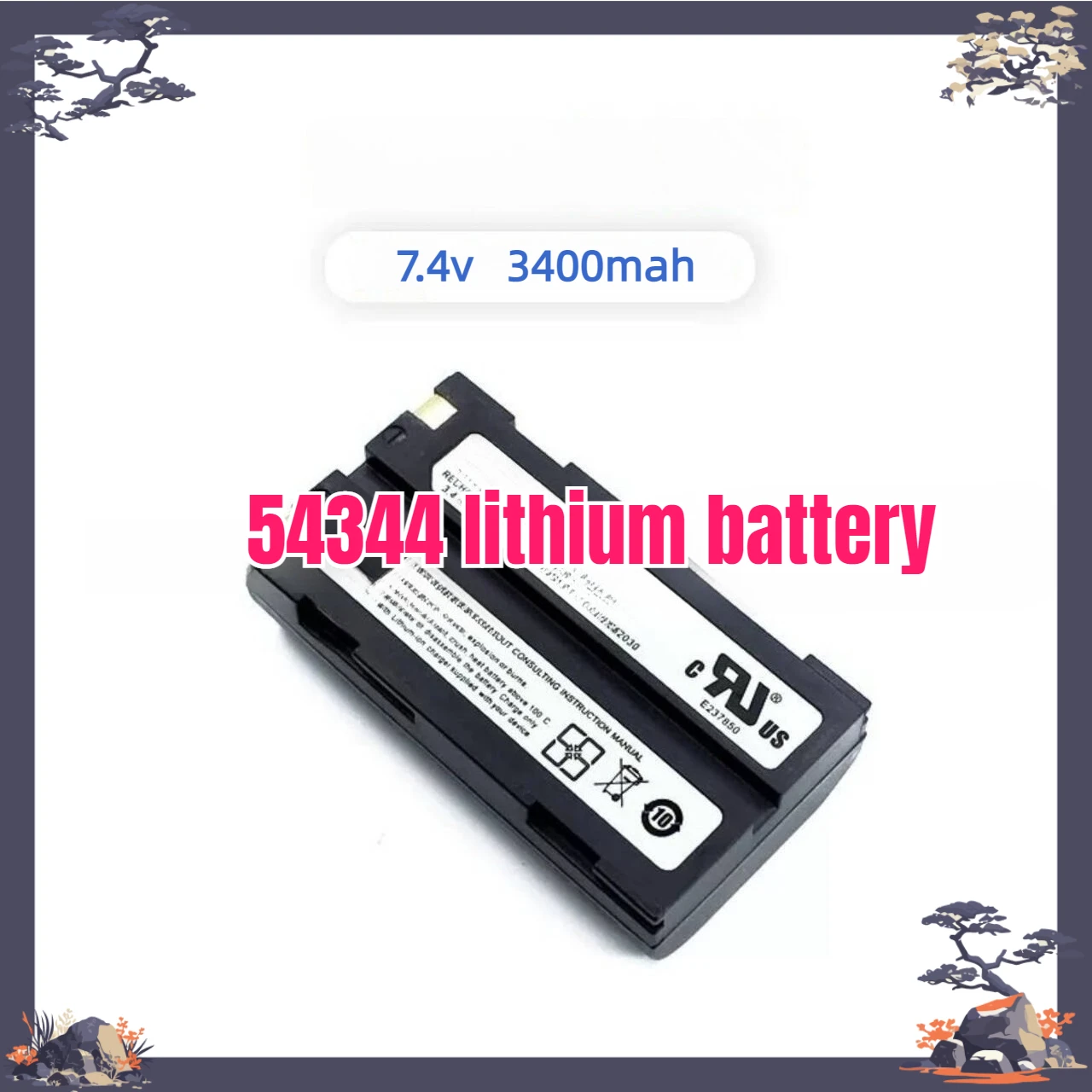 3400mAh Battery 54344 Work for Trimble R6,R7,R8,5600,5700,5800 GNSS GPS DINI03 Series