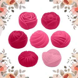 New Rose Silicone 3D Soap Mold Cake Mold Candle Mold Cupcake Jelly Candy Chocolate Decoration Baking Tool Kitchen Accessory