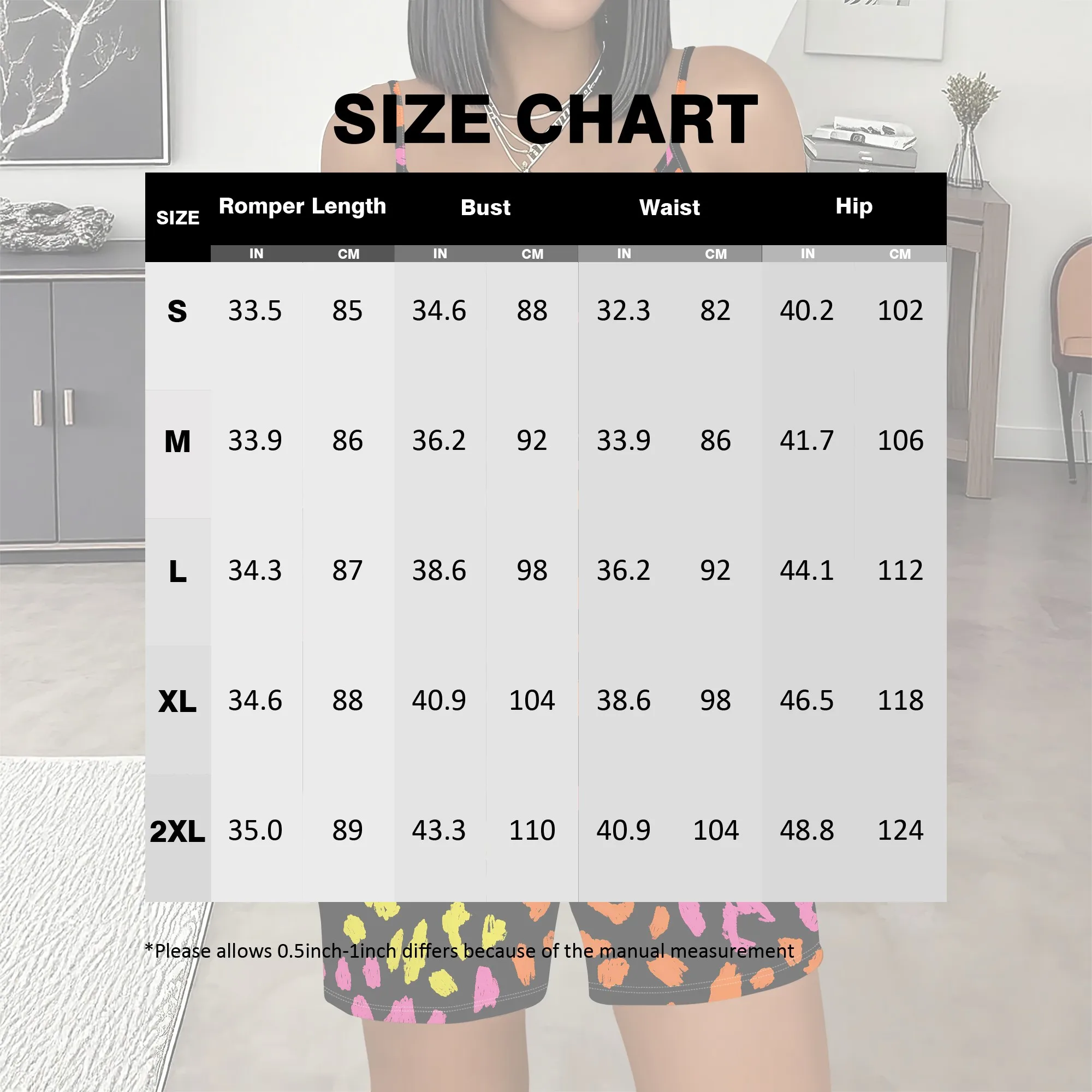 Jumpsuit Neon Animal Print Romper Colorful Spotted Playsuit Black Base Bodysuit with Pockets Beach Party Clubwear for Women