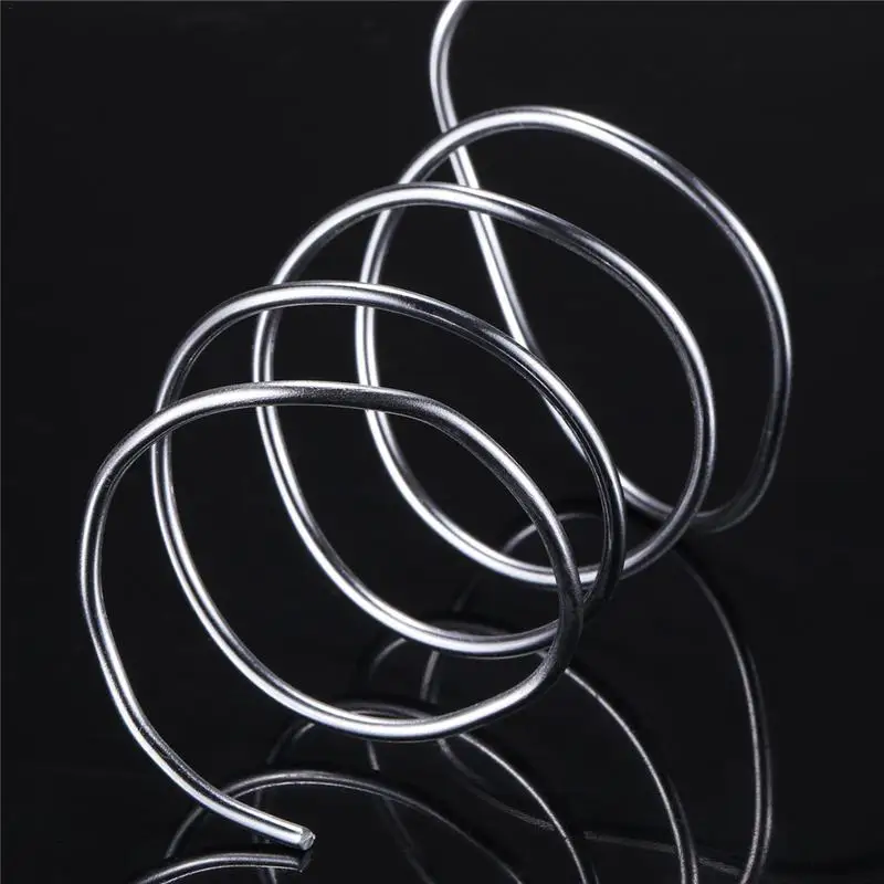 Aluminum Wire 1mm 1.5mm 2mm Metal Craft Wire Bendable Flexible Craft Metal Wire for Jewelry Making Beading Floral Supports