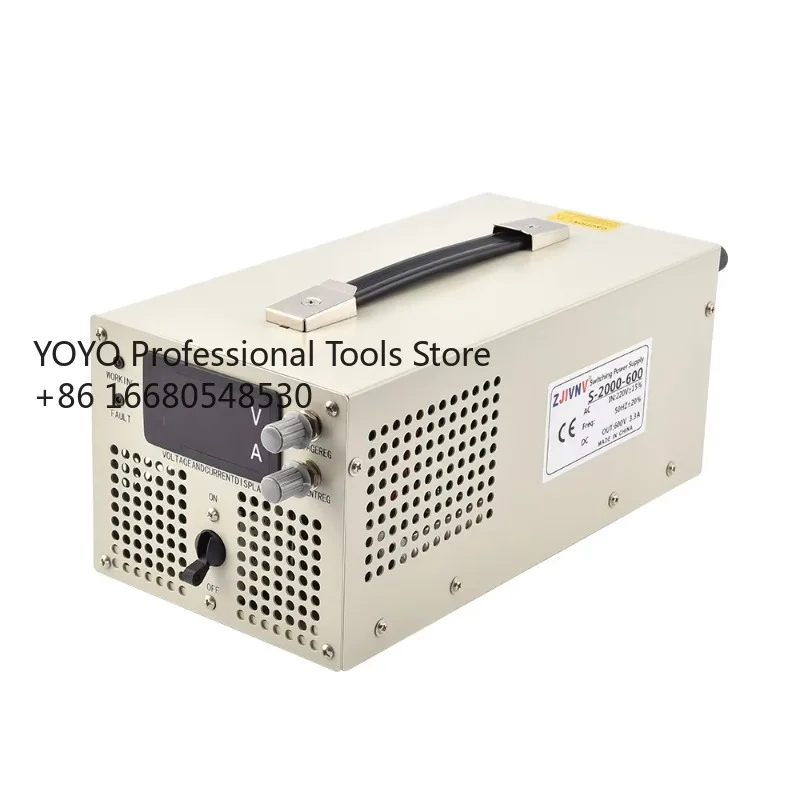 22W High Quality Ac Dc 2000w Switching Power Supply 400v 5a Output Voltage Current Adjustable With Display Charger SMPS PSU SMPS