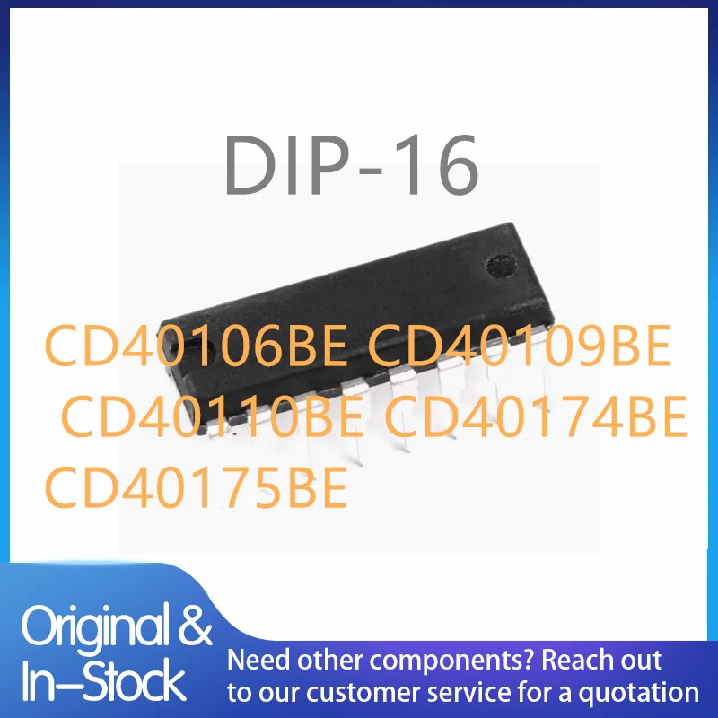 (10piece) 100% New CD40106BE CD40109BE CD40110BE CD40174BE CD40175BE DIP16