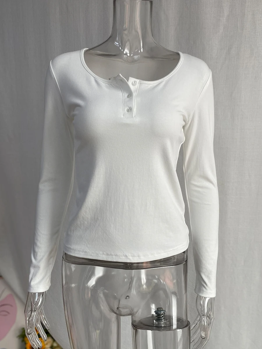 Hirsionsan Sommer Casual Patchwork Dünne T-shirts Frauen Modale Weiche Langarm T-shirts 2025, Neue Casual Weibliche Ästhetische Tops – Detail 5