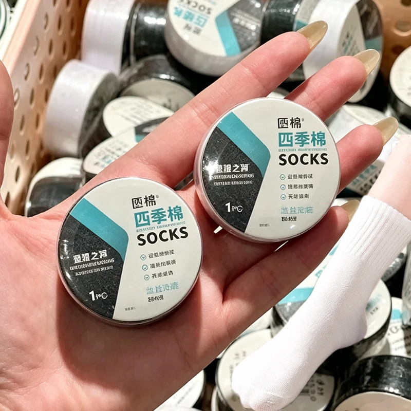 Disposable Travel Socks for Men Women Washable Compression Socks One Time Portable Compression Cotton Sock for Business Trips